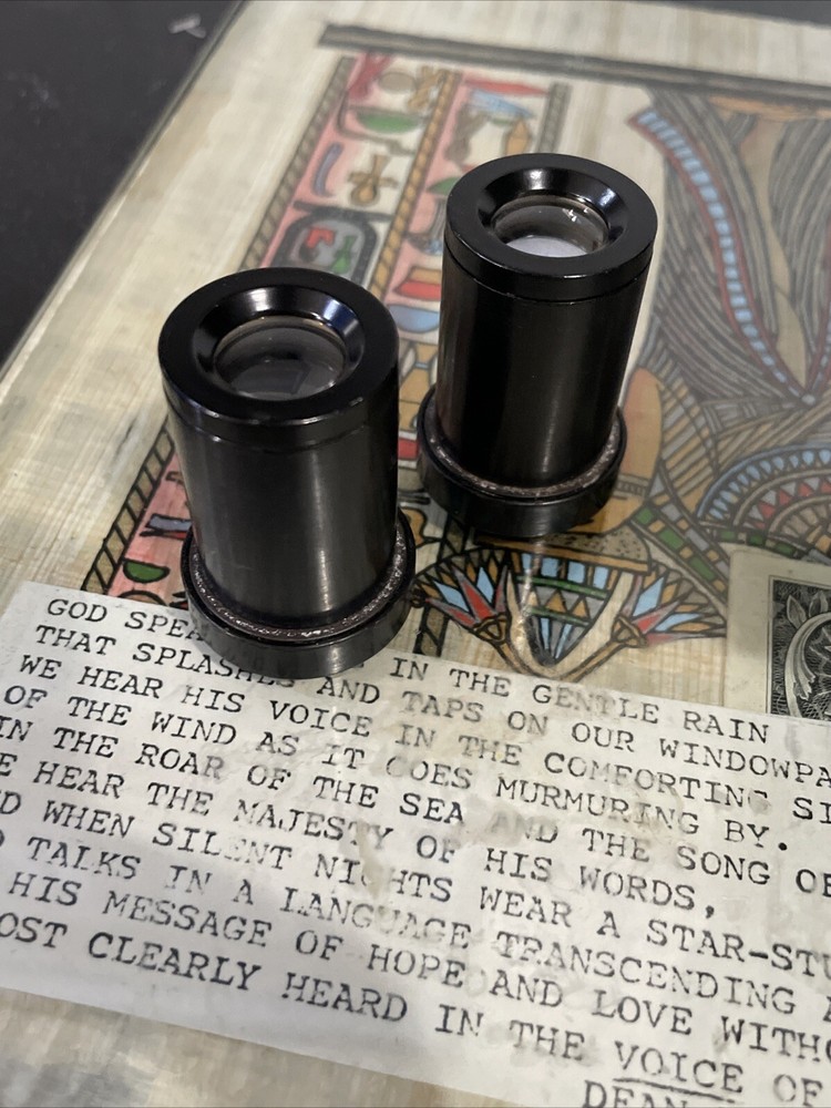 Microscope USSR Vintage Brand Omo With OBJECTIVES +