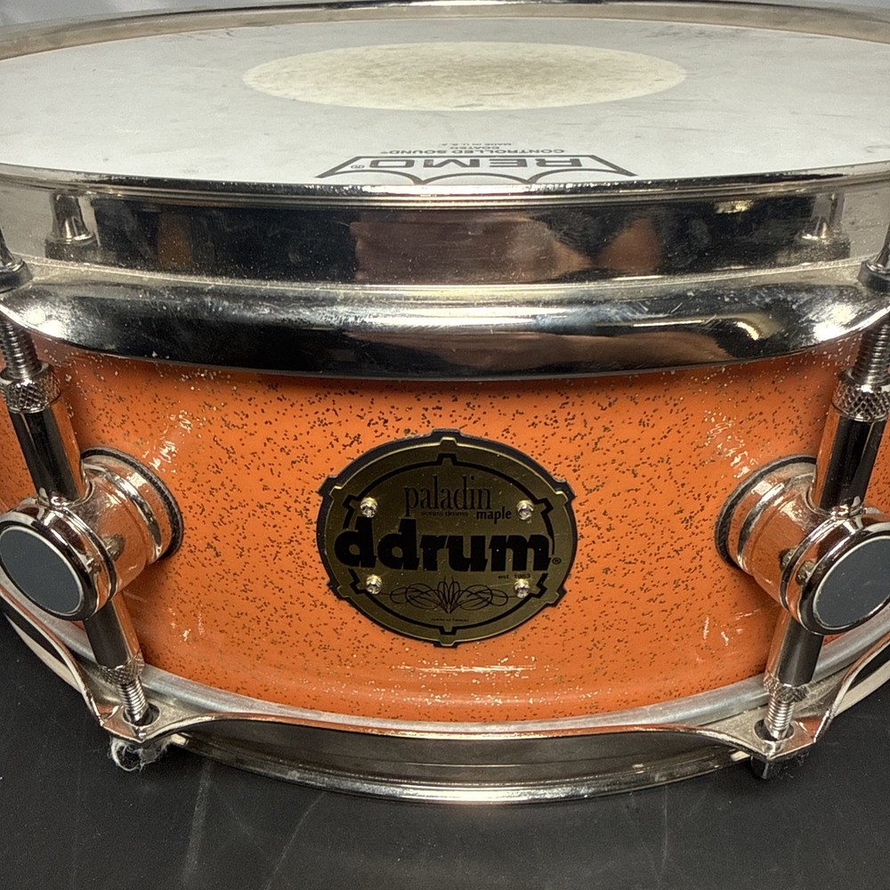 Paladin ddrum Maple Orange Snare Drum W/ Case