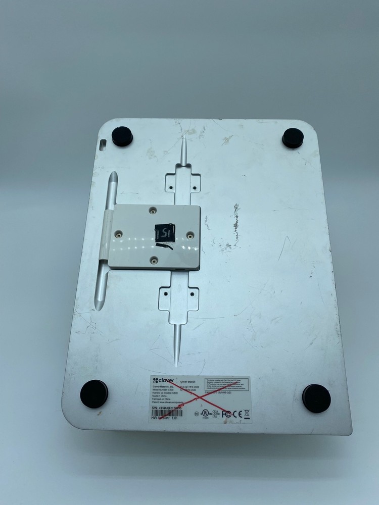 Clover C500 POS Terminal – Powers On – Screen Only –