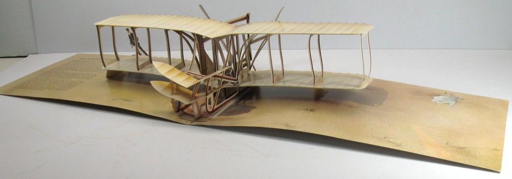 c. 1981 "Wright Flyer Pop-Up", "Kitty Hawk 1903", by Popsites