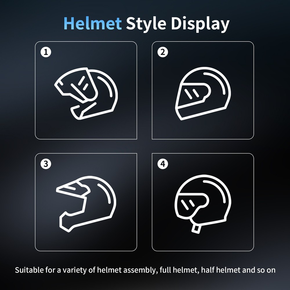FX 60C Motorcycle helmet Bluetooth Camera Intercom 10Way Music Share 4K Dash Cam