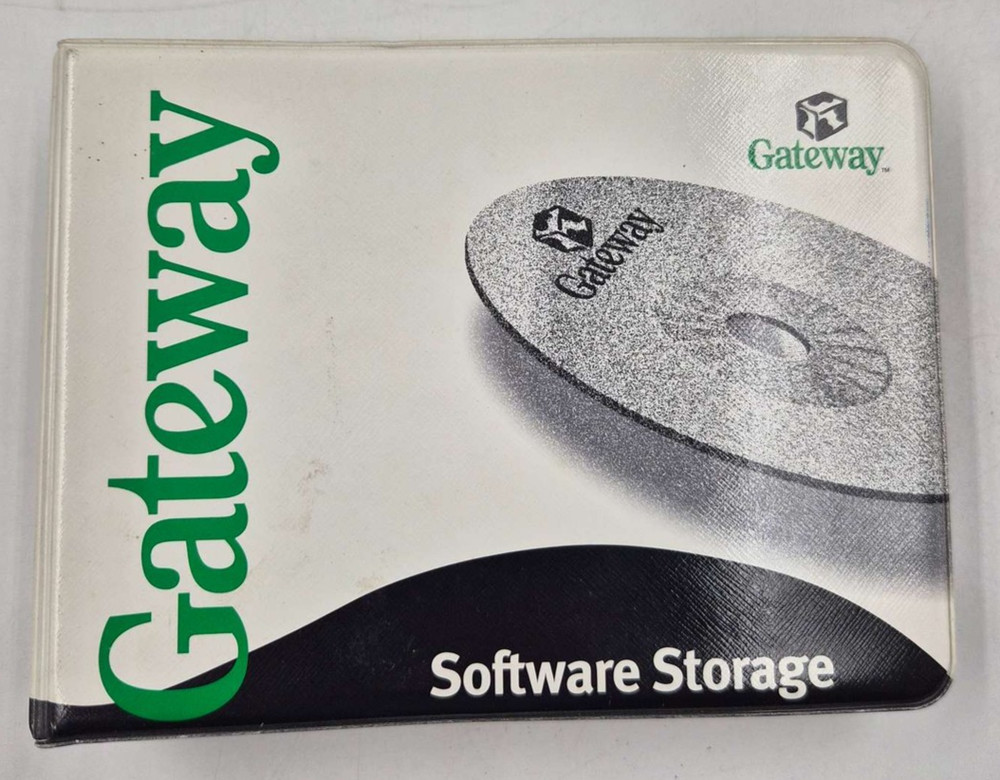 Gateway Software Storage Binder Microsoft Windows 98 WordPerfect 8 Used