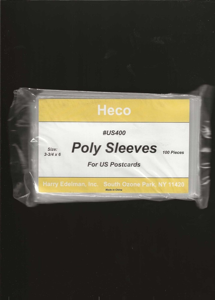 Poly First Day Cover Sleeves - 100ct - #400