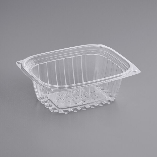 World Centric RD-CS-12, 12 oz. Compostable Rectangular Deli Container 900/CS
