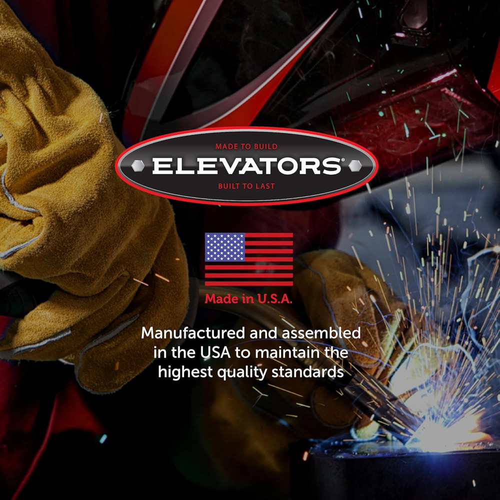 Elevators 4X4 Elevator Brackets, Double Angled Construction-Grade Steel, Ideal f