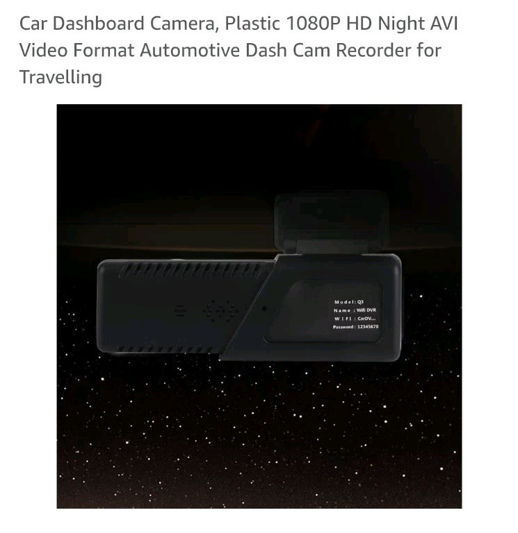 2k dvr dash camera
