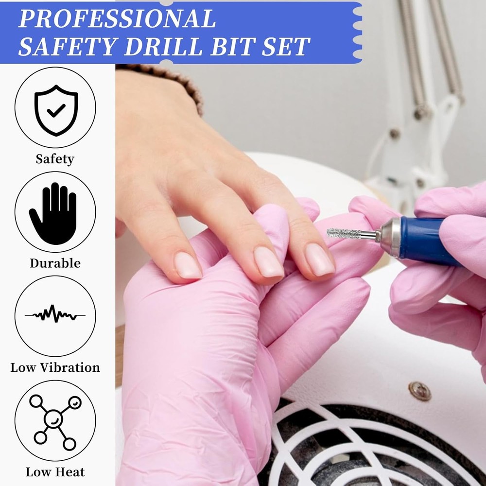 Nail Drill Diamond Bits Set Professional