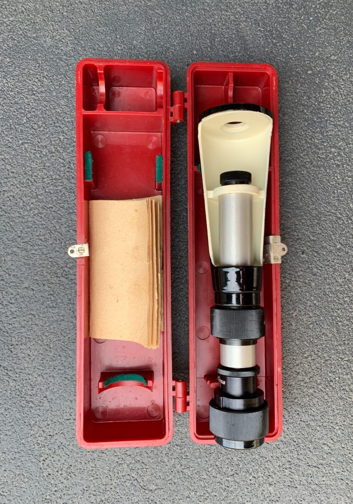 Vintage Soviet Microscope MPB-3 with Case & Manual