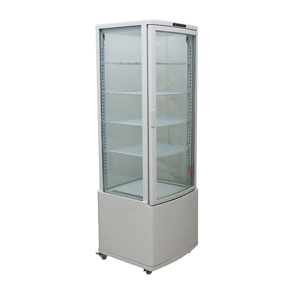 215L Floor Type Refrigerated Display Showcase Drink Cooler Cabinet Five Layers