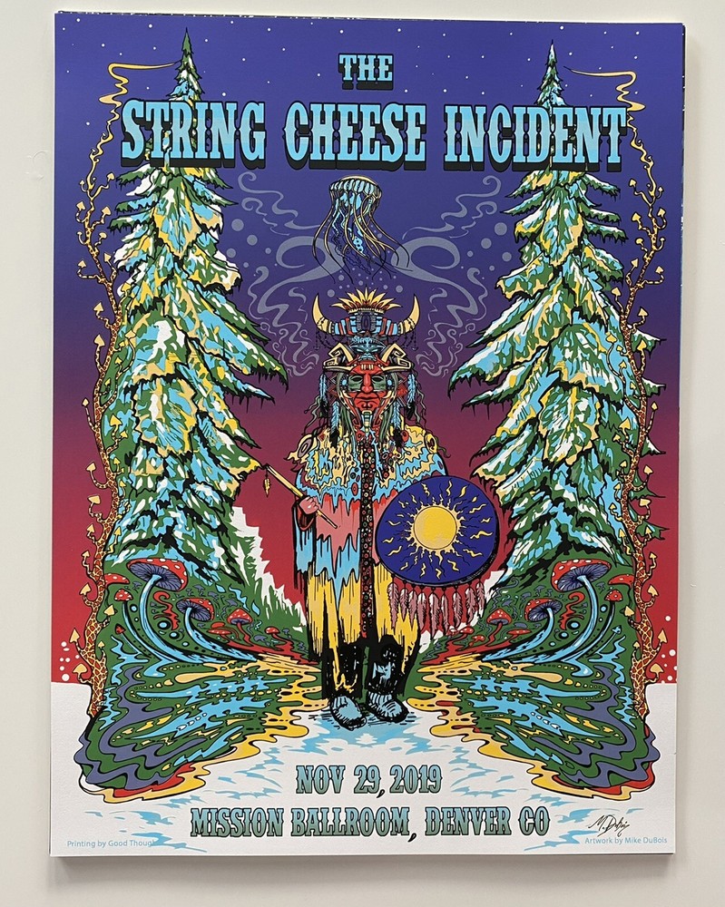 STRING CHEESE INCIDENT SCI DENVER 2019  ORIGINAL SILKSCREEN  CONCERT POSTER CO