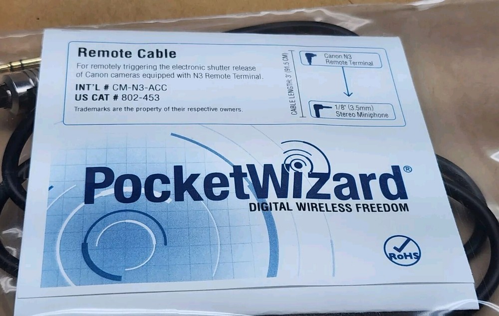 Pocket Wizard Remote Cable