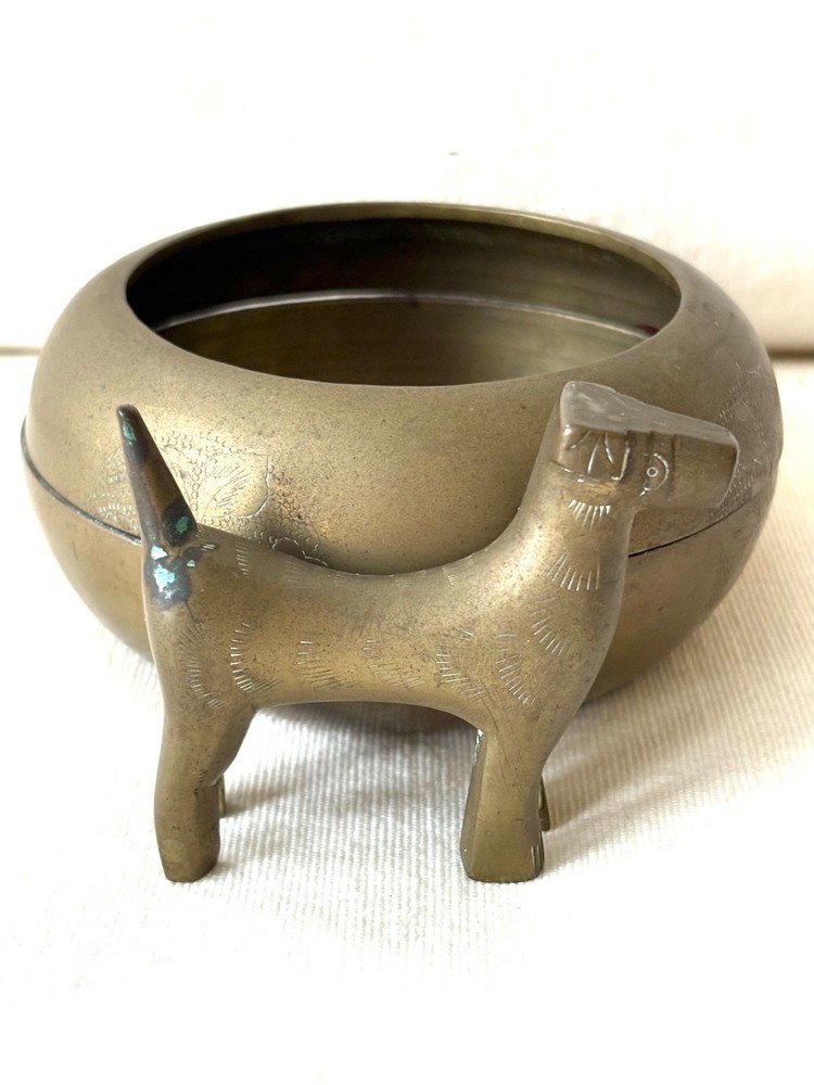 Asian Brass Incense Burner