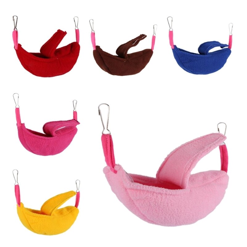 Hamster Hideout Fruit Shape Bed Warm Hanging Hammock for Small Animals