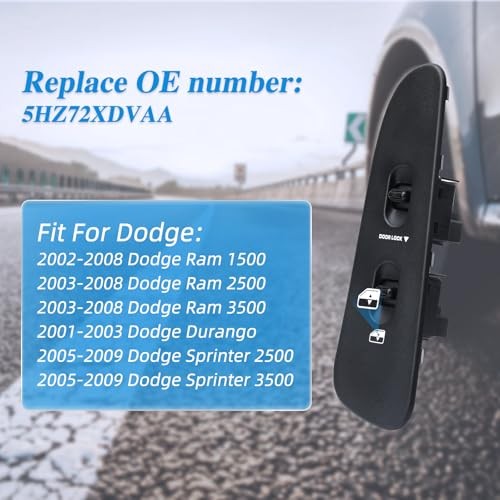 Door Lock & Window Switch | Front Right OE 56007695AC Front Passenger Side