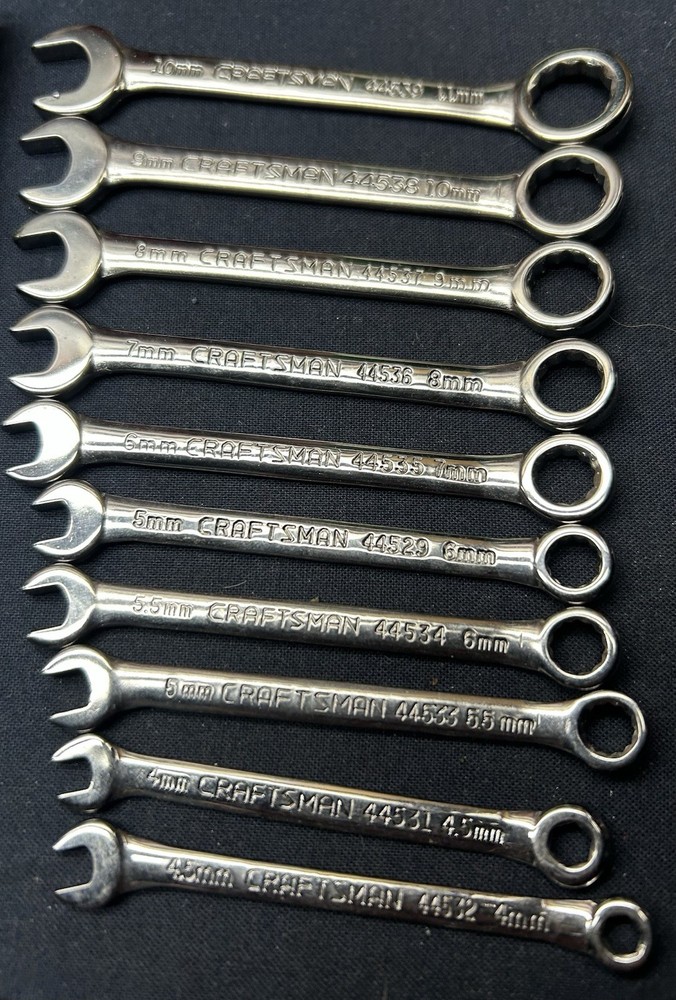 28 Assorted Ignition Wrenches Open End/Combo Craftsman-Indestro-Assorted NewUsed