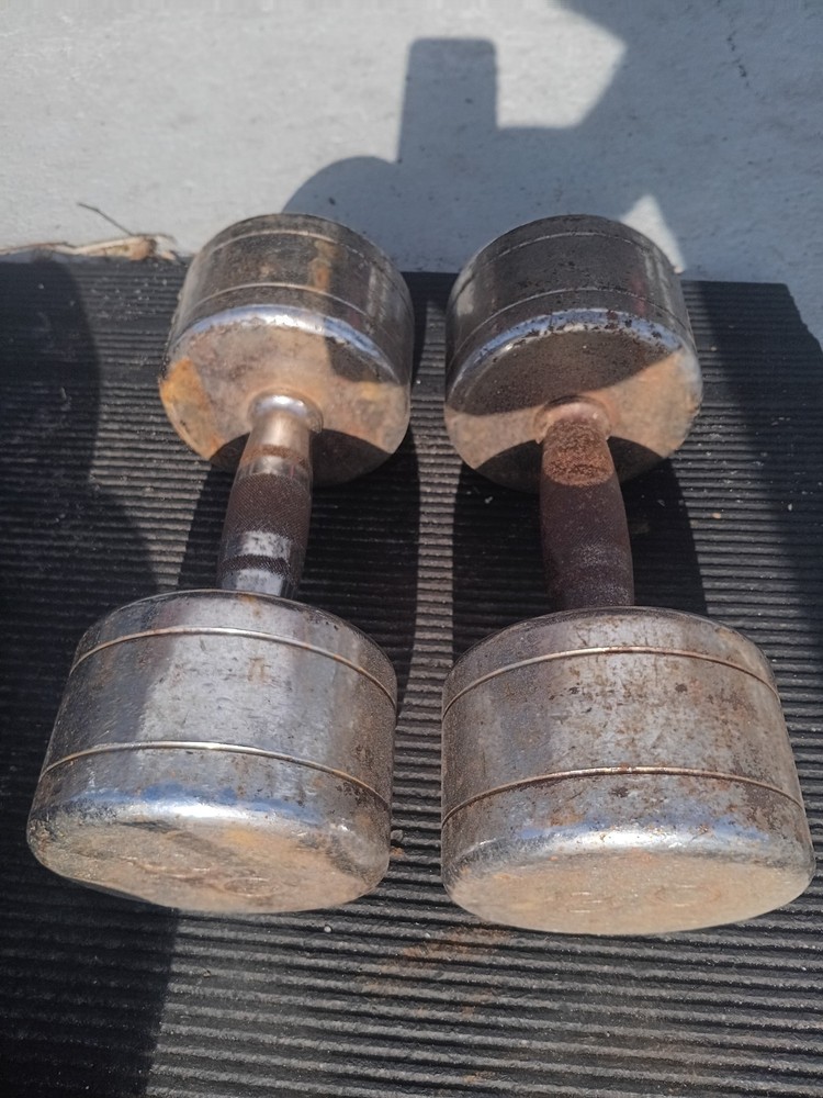 Chrome Dumbbell Set 30 Pounds