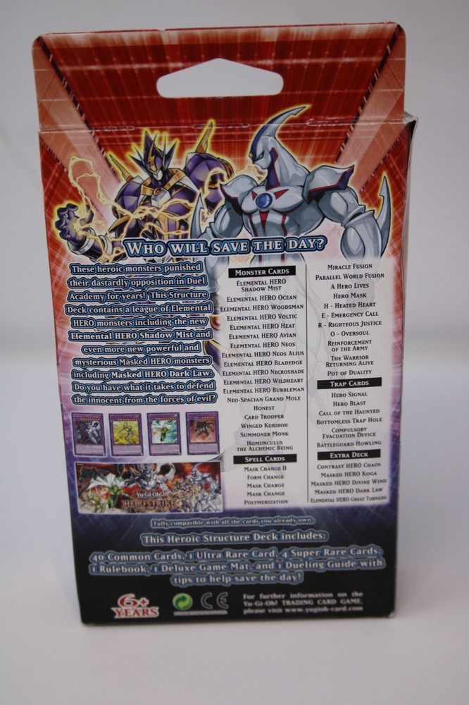 Yu Gi Oh! TCG Hero Strike Structure Deck Starter - Yugioh