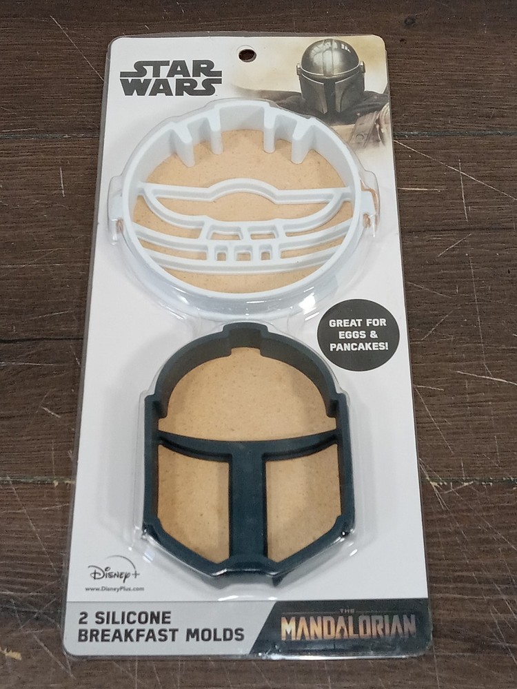 Star Wars Mandalorian 2 Silicone Egg & Pancake Breakfast Molds