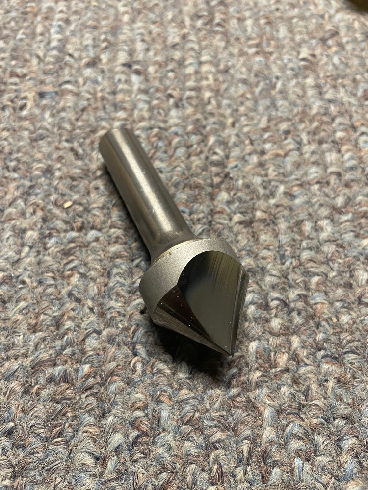 Morse 1" 82 Degree single flute Carbide Countersink