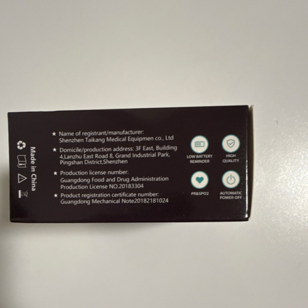 Fingertip Pulse Oximeter Model LK89