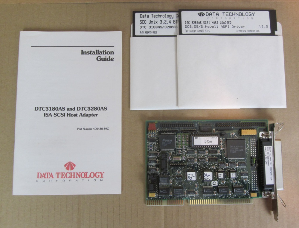 Data Technology Corporation: DTC3280AS ISA SCSI Host Adapter ~ OPEN BOX