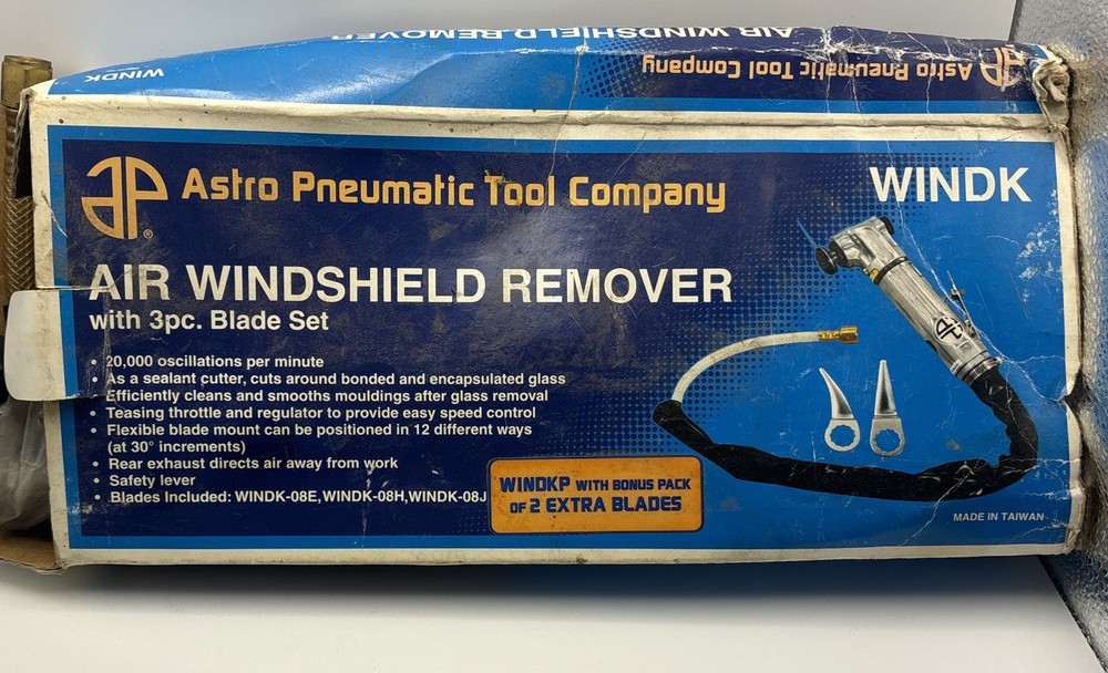 Air Windshield Remover ASTRO PNEUMATIC TOOL CO. No Blades
