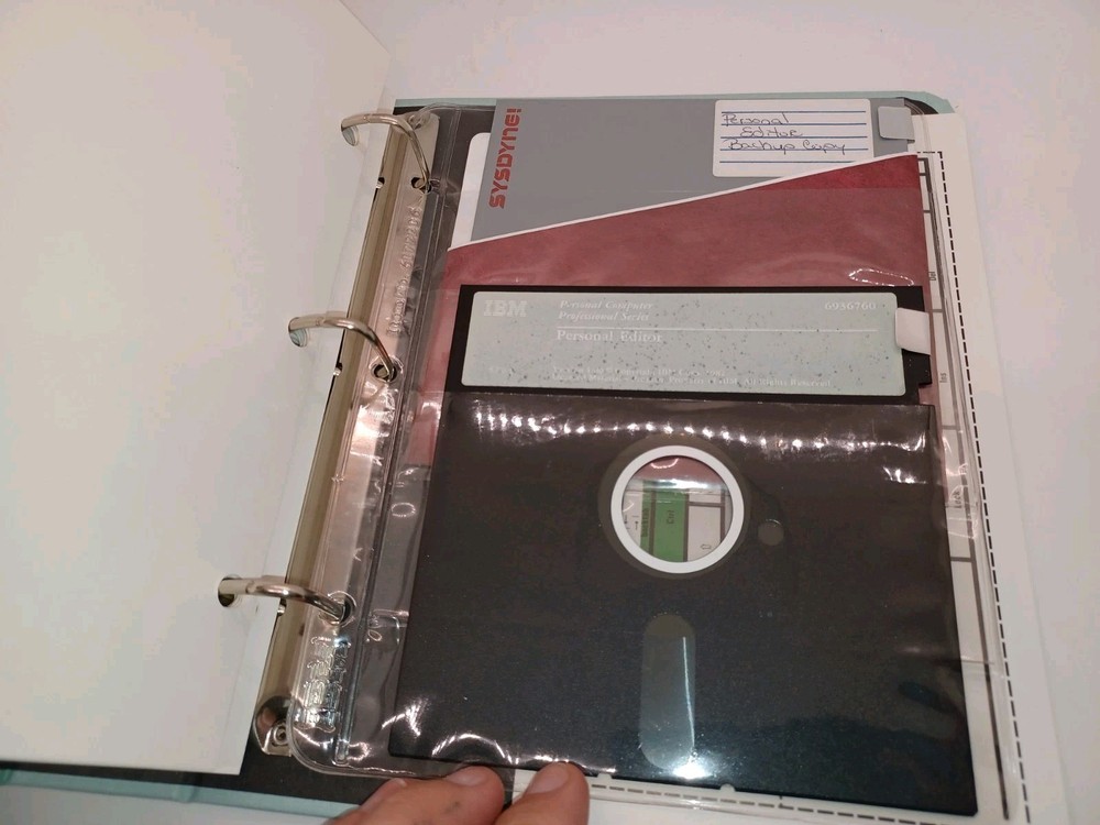 Vintage IBM Personal Computer Software Hardware Library Lot Floppy 1st Ed