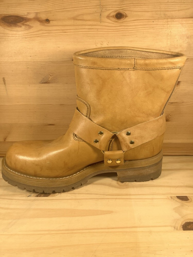 Durango Ankle Harness Boots Tan leather Logger Engineer Sz 11 E Preowned