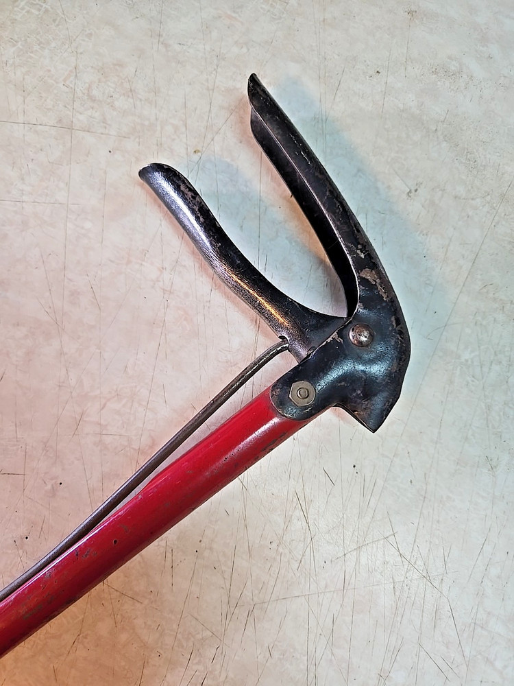 Vintage Edging Shears on Wheels w/ Long Remote Handle