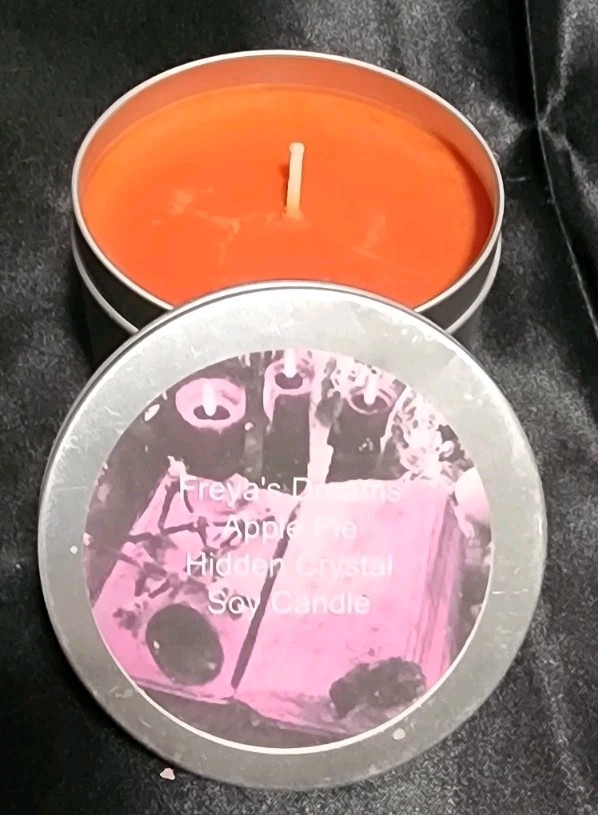 Apple Pie Spell Candle With Hidden Crystal