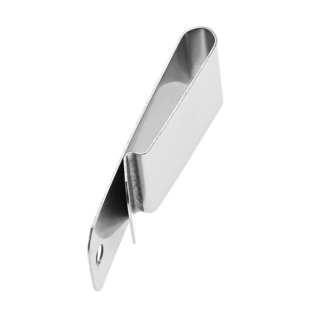 1pc Spring Hook Buckle Sheath Clip Purses Wallet Key Hooker DIY Making Stainless