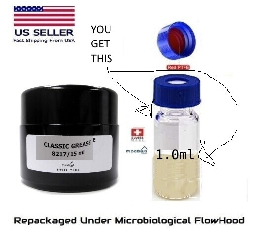 Moebius 8217 Barrel Grease 1.0ml micro amount More than most Watchmakers will