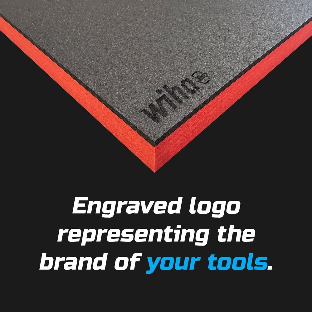 wiha shadow foam tool tray insert storage organizer toolbox tool kit set