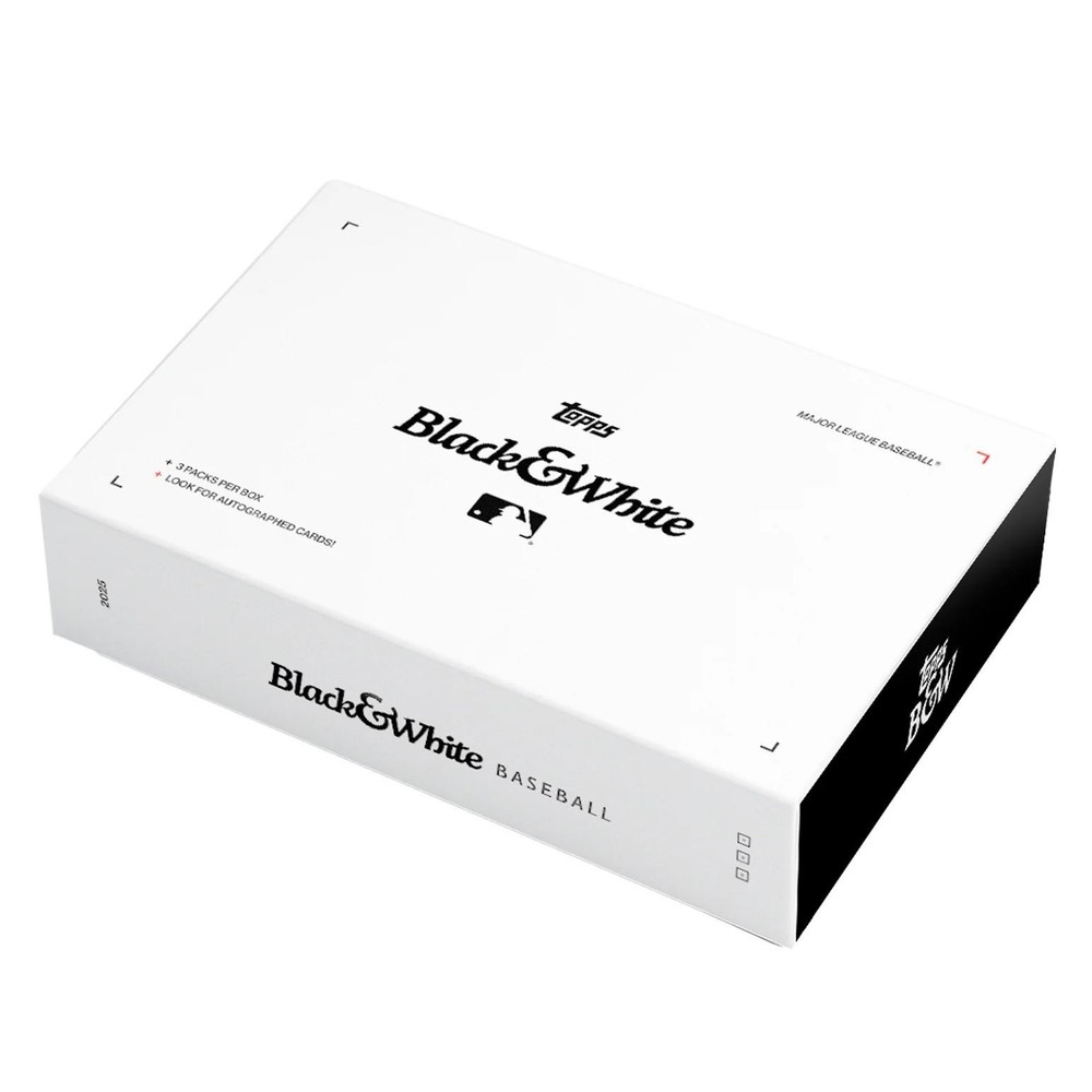 2025 TOPPS BLACK AND WHITE BASEBALL MEGA BOX