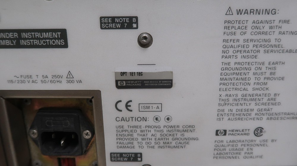 HP 8712ET RF NETWORK ANALYZER M0264