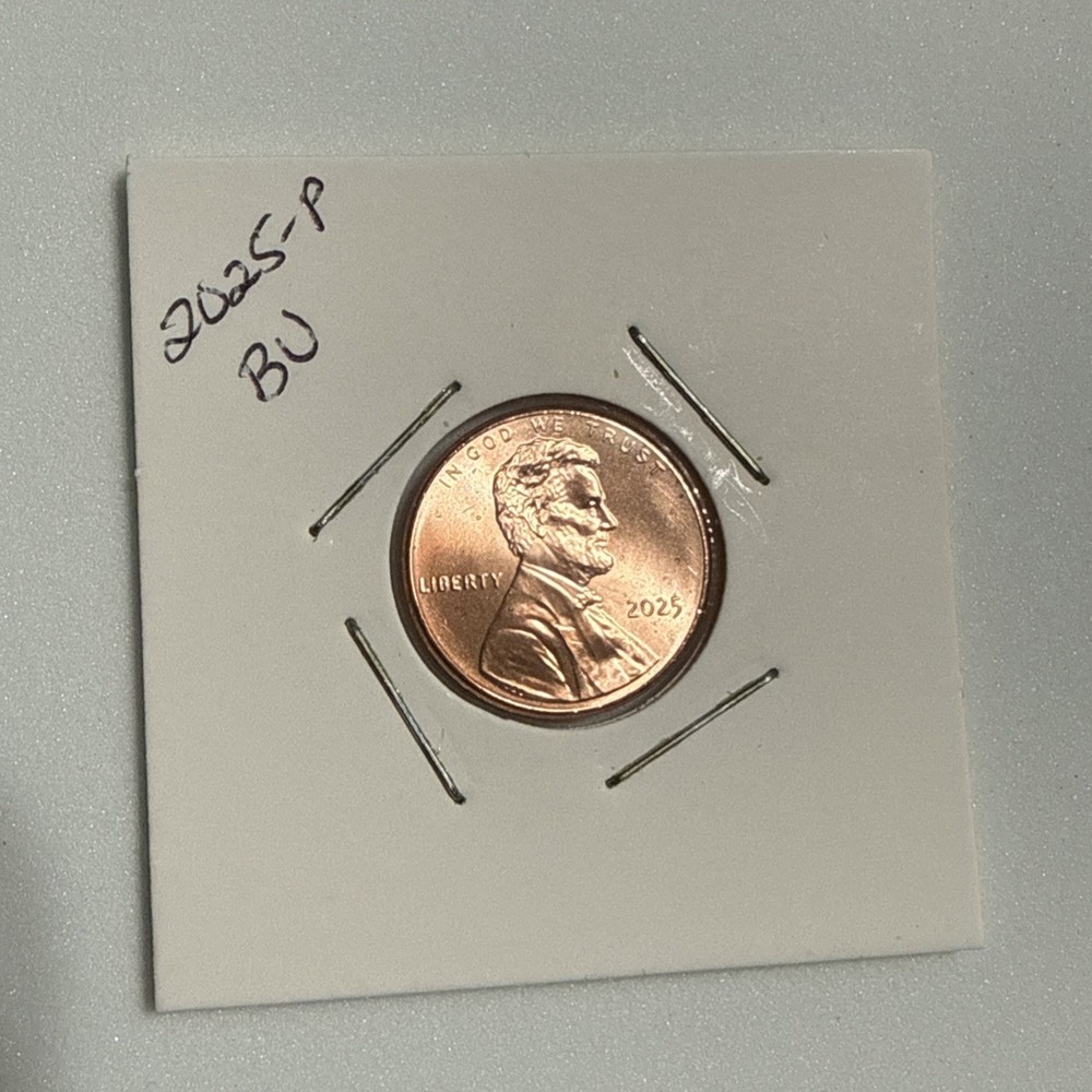 2025 P LINCOLN PENNY UNCIRCULATED FROM ROLL