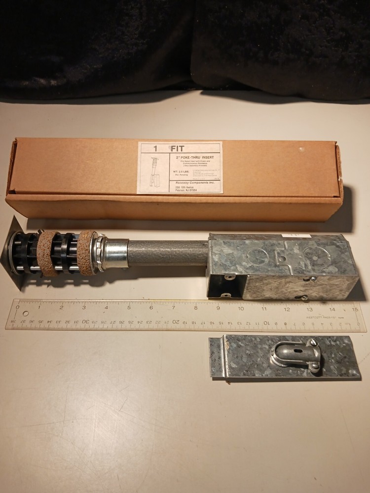 RACEWAY COMPONENTS 'FIT' PEDESTAL POKE-THRU