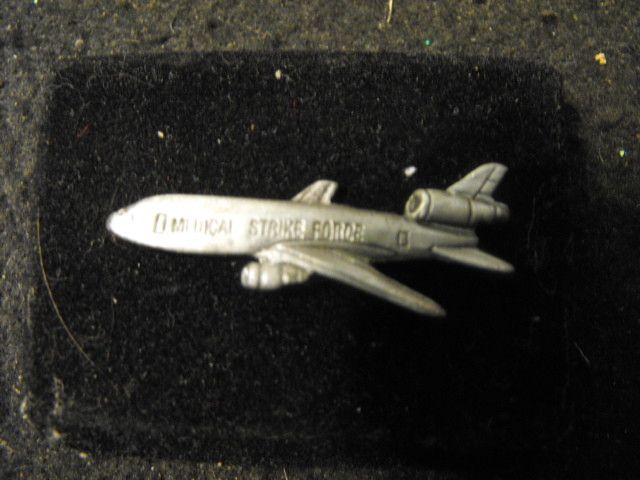 DC-10 Medical Strike Force Pewter pin