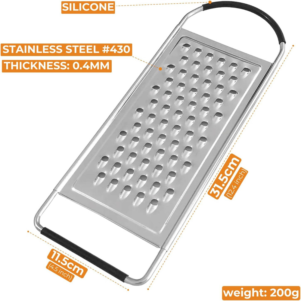 Stainless Steel Flat Coarse Grater