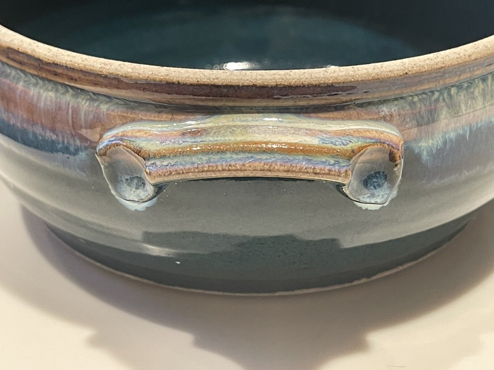 Don Herron Studio Pottery Lidded Covered Casserole Dish EUC