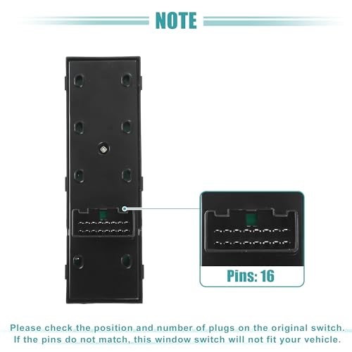 Front Left Driver Side Power Window Switch Window Control Switch Fit for Kia