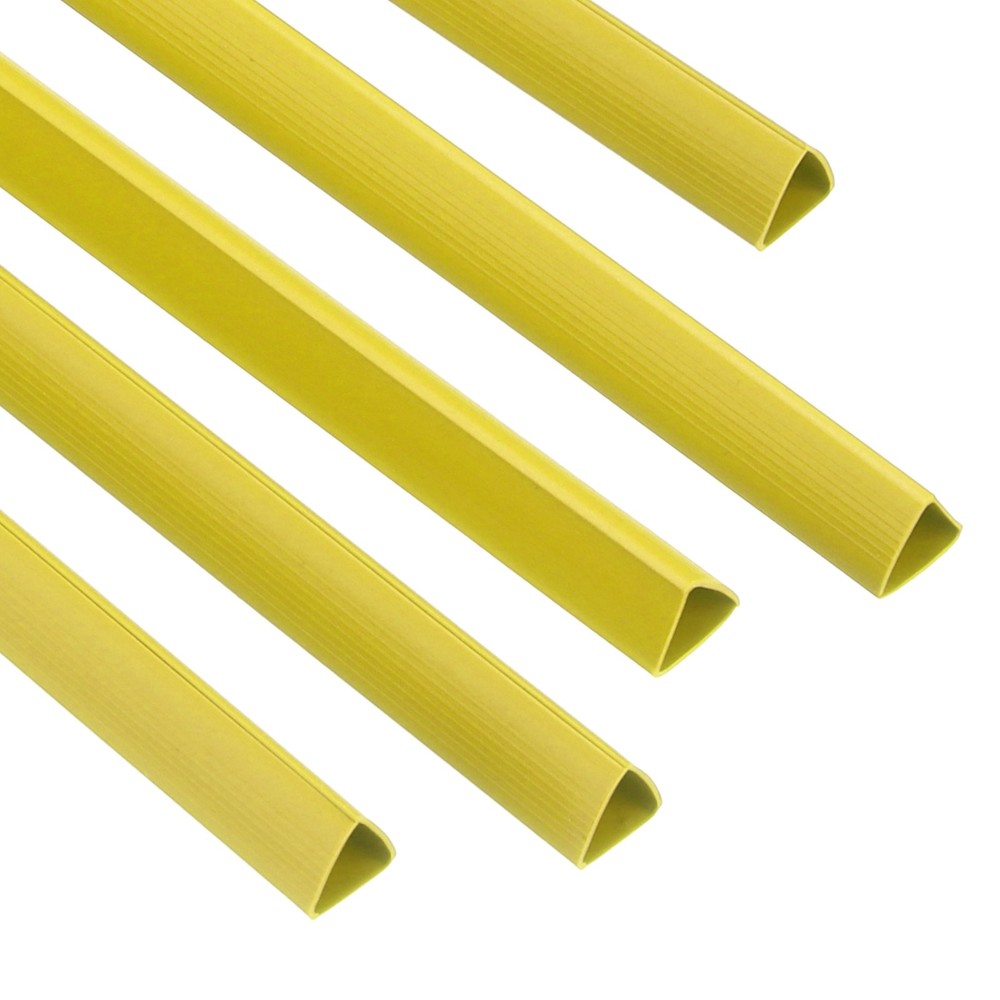 30Pcs Binding Bars, 10mm Binding Bars 70 Sheets Capacity, Yellow