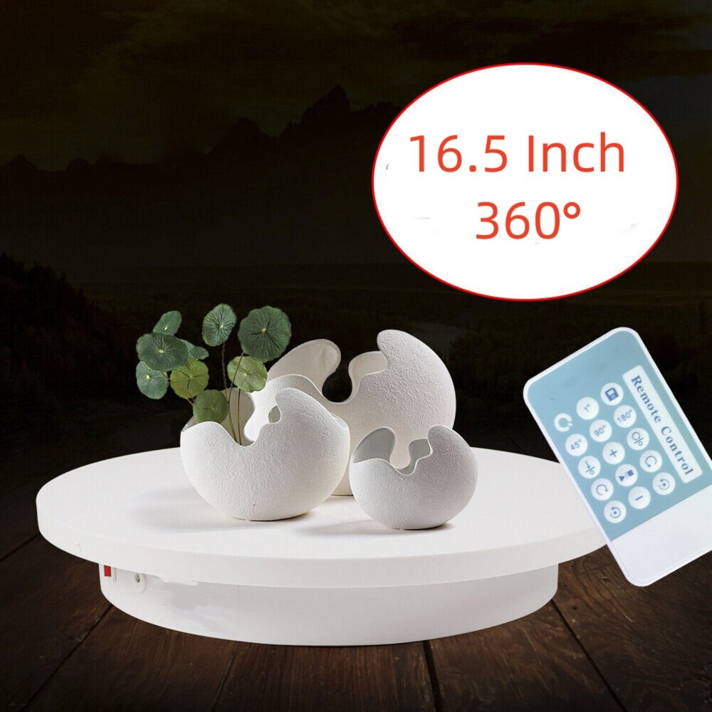 Electric Motorized Rotating Display Stand 360 Turntable Platform with Remote New