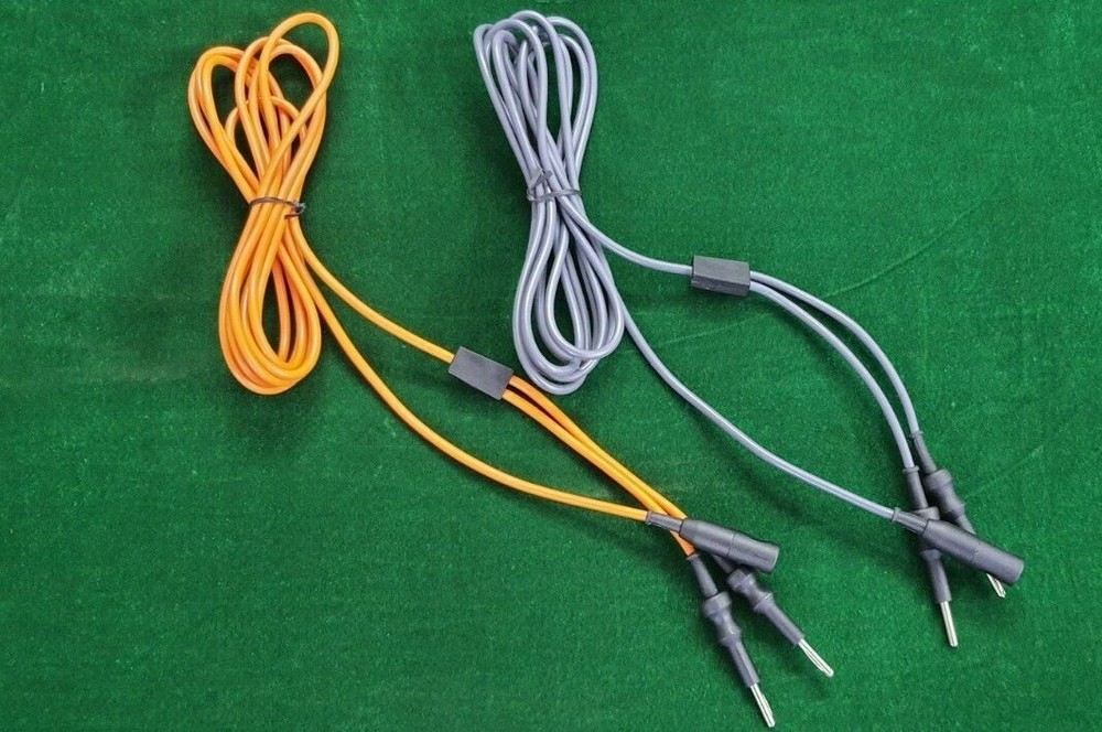 2pc Laparoscopic Bipolar Cable Endoscopy Laparoscopy Surgical Instruments