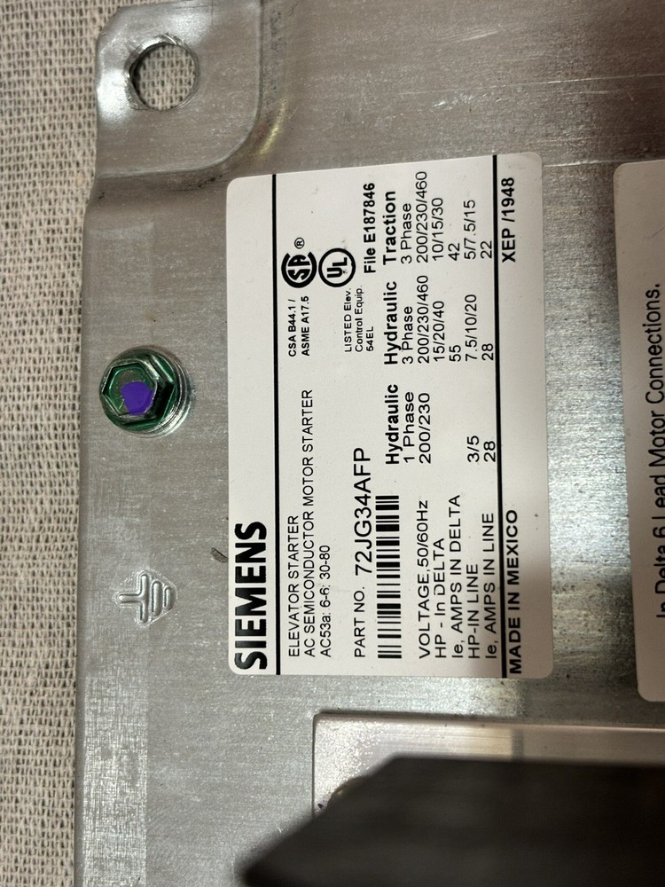 Siemens softstarter