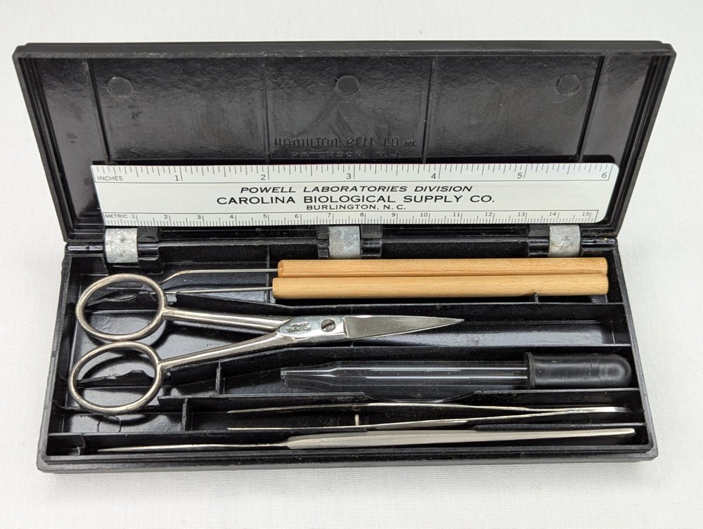 Biology Class Dissection Lab Kit, Hamilton Bell Co., Inc, Original Black Case