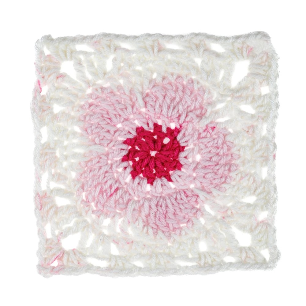 Red Heart Flower Power - Cherry Blossom