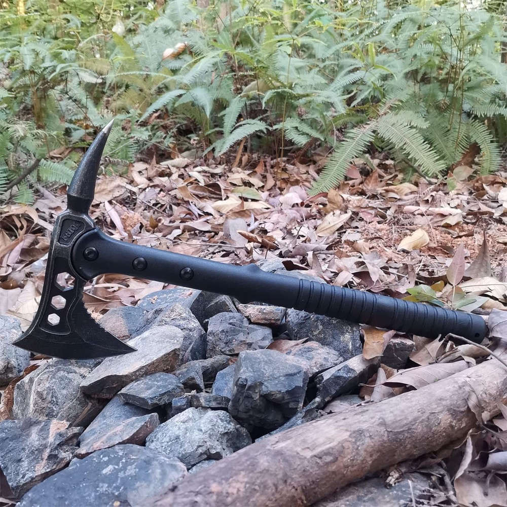 Camping Axe, Survival Throwing Hatchet with Sheath,Tactical Tomahawk Camping ...