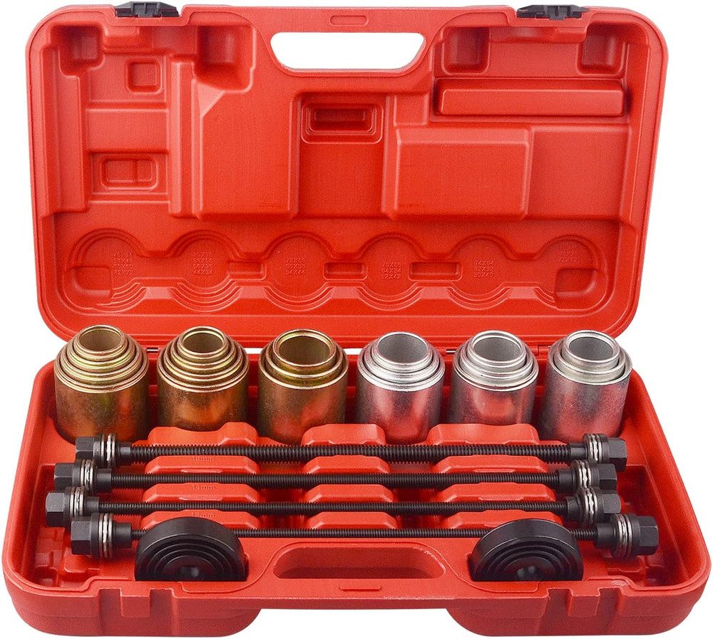 Universal Press and Pull Sleeve Kit Bushes Bearings Remove Install Garage Tools