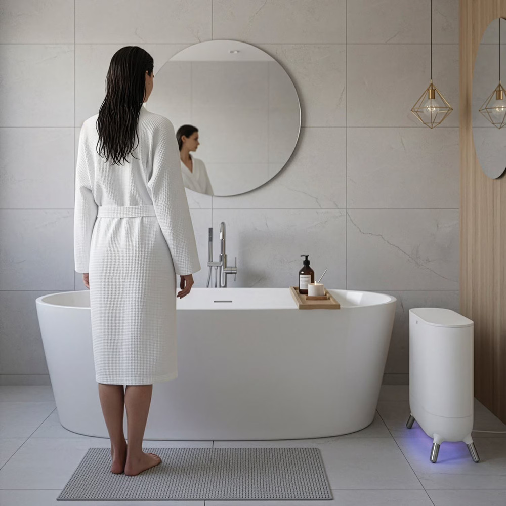 Sharper Image Spastudio Towel Warmer, Heated Comfort + Aromatherapy